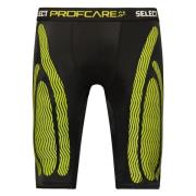 Select Profcare Compression Shorts - Musta/Neon/Volt
