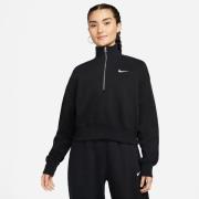 Nike Collegepaita NSW Phoenix Fleece - Musta/Valkoinen Nainen