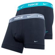 Nike Bokserit 2-Pack - Musta/Turkoosi/Harmaa