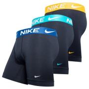 Nike Bokserit 3-pack - Musta/Sininen/Turkoosi/Keltainen