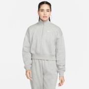 Nike Collegepaita NSW Phoenix Fleece - Harmaa/Valkoinen Nainen