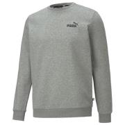 PUMA Collegepaita Essentials Small Logo Crew Fleece - Harmaa