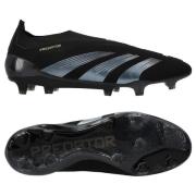 adidas Predator Elite Laceless FG Dark Spark - Musta/Harmaa/Kulta