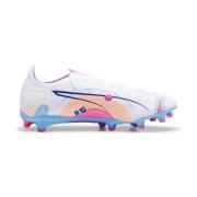 PUMA Ultra 5 Match FG/AG Volume Up - Valkoinen/Sininen/Poison Pink/Fiz...